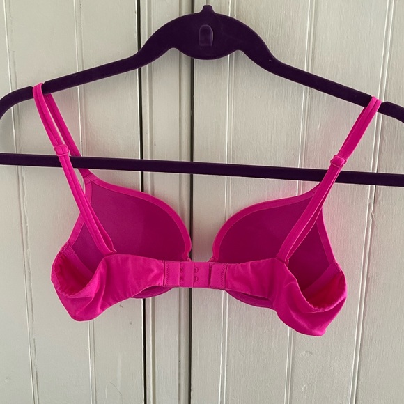 32A VS Very Sexy Push Up Bra Pink Sequins - Picture 3 of 4